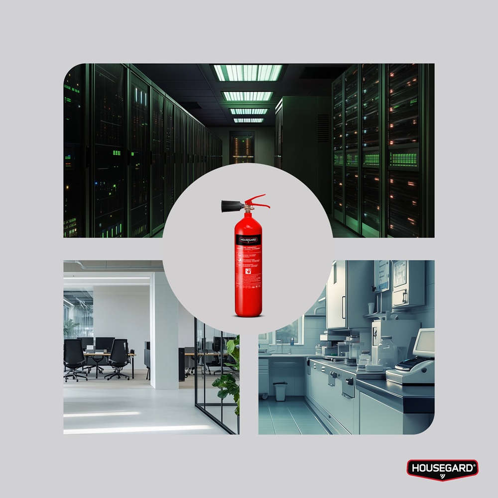 Hiilidioksidisammutin 2 kg Housegard - Image 4