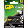 10 vuoden litiumparisto GP Lithium 9V, CRV9SD