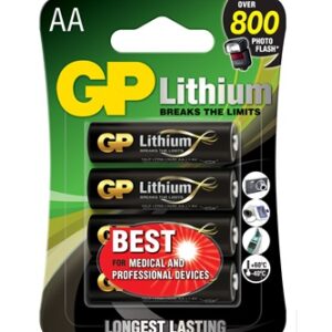 Tehokkaat GP Lithium -sarjan AA-paristot monipuoliseen käyttöön