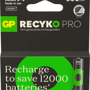 Ladattavat, ympäristöä säästävät AAA-paristot