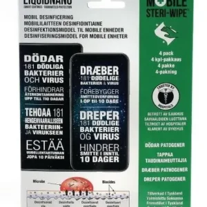 Tehokas desinfiointiliina älylaitteiden ruuduille