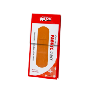 Taskukokoinen laastaripakkaus on helppo kuljettaa mukana!