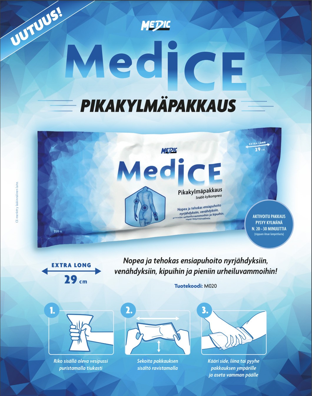 MedIce pitkä pikakylmäpakkaus, 29cm - Image 3
